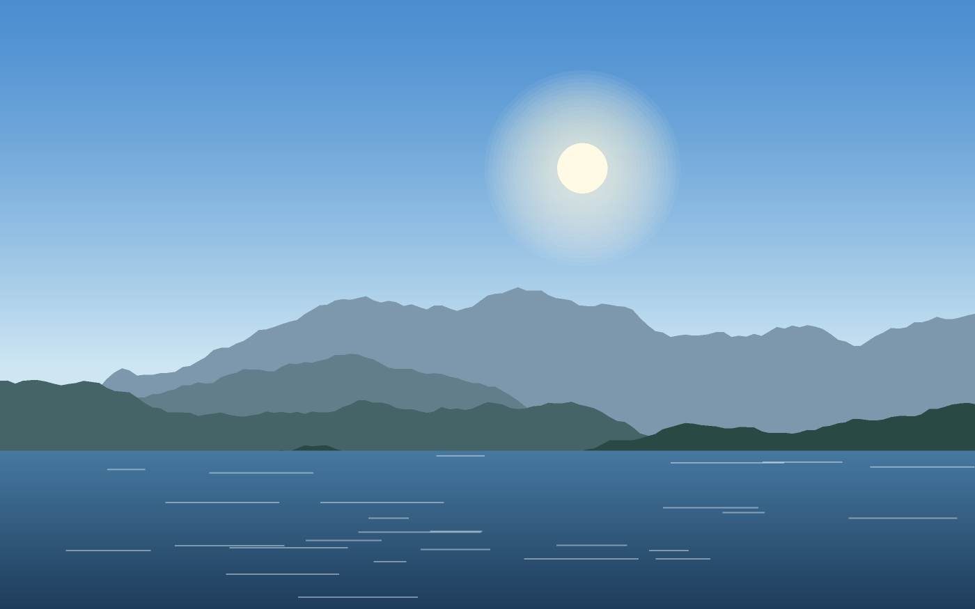 Landschapsillustratie
