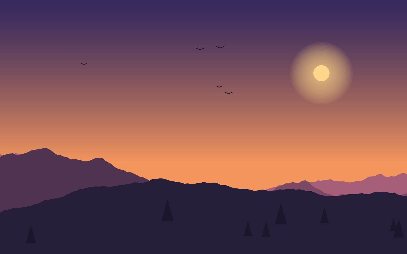 Landschaftsillustration
