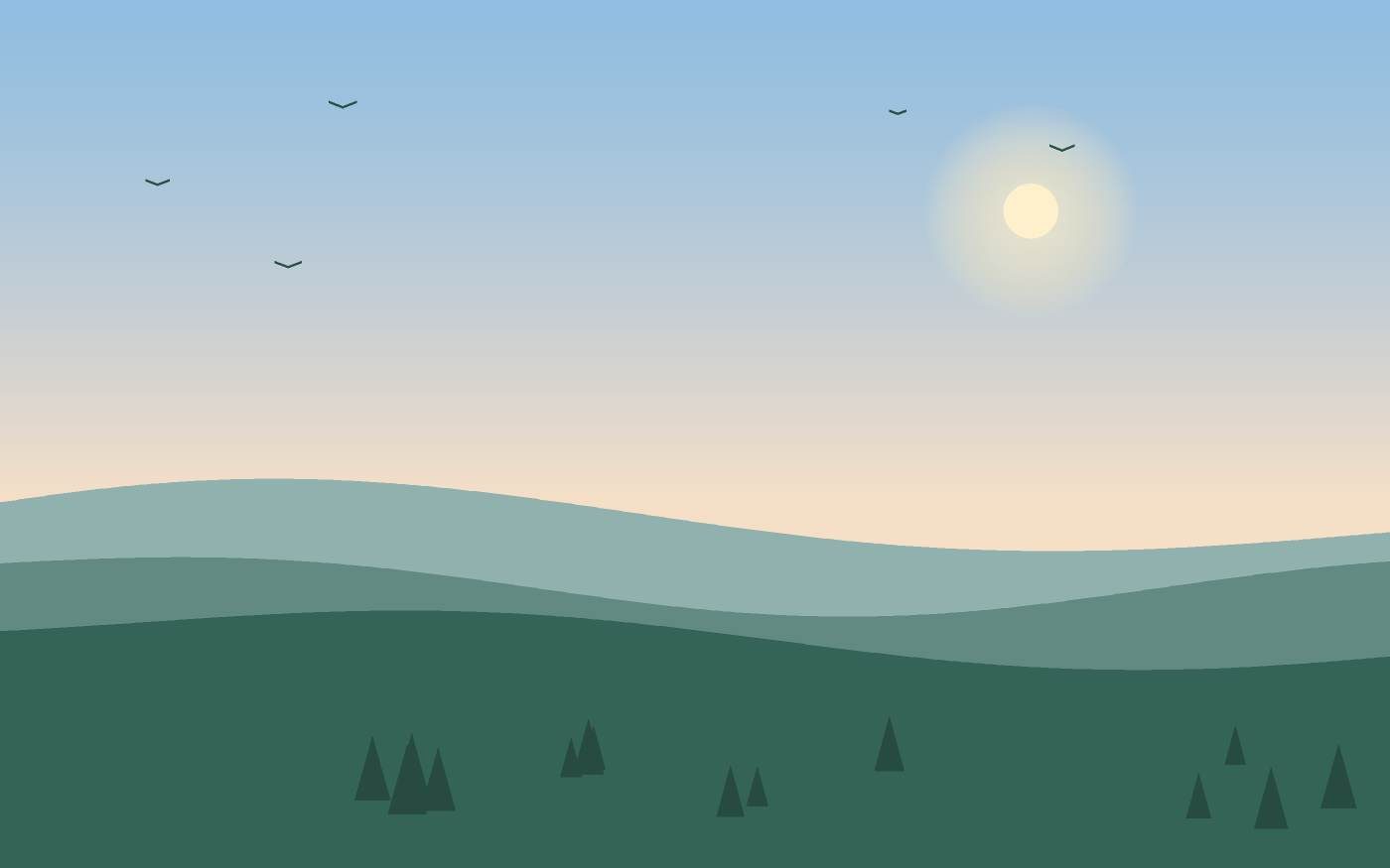 Landschaftsillustration