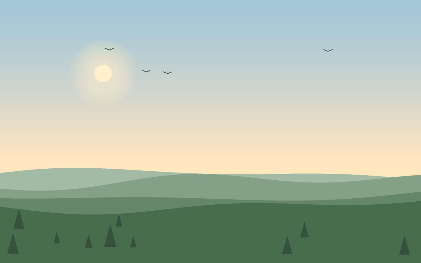 Landschaftsillustration