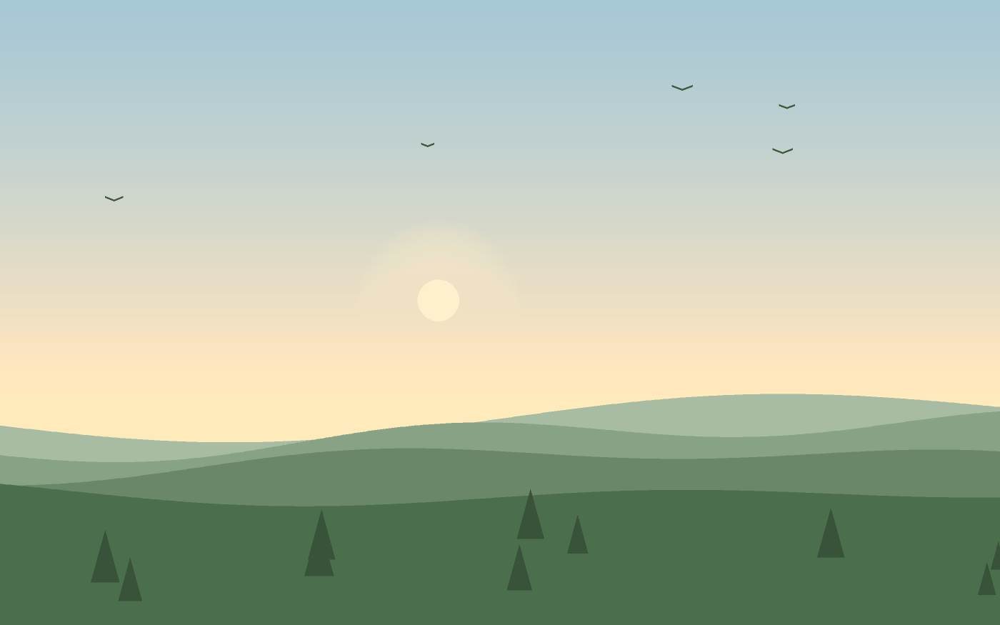 Landschaftsillustration