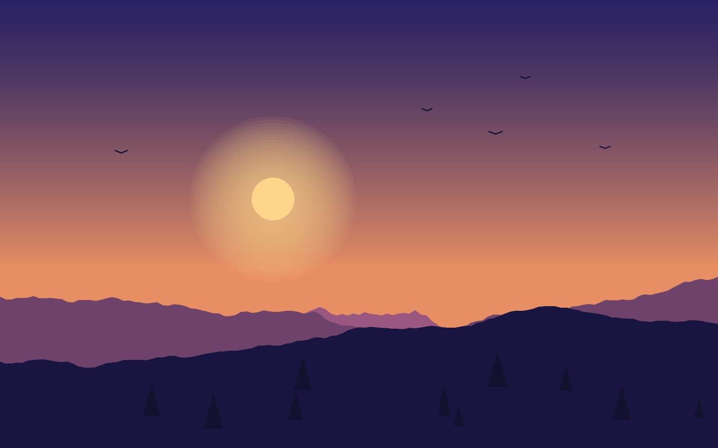 Landskabsillustration