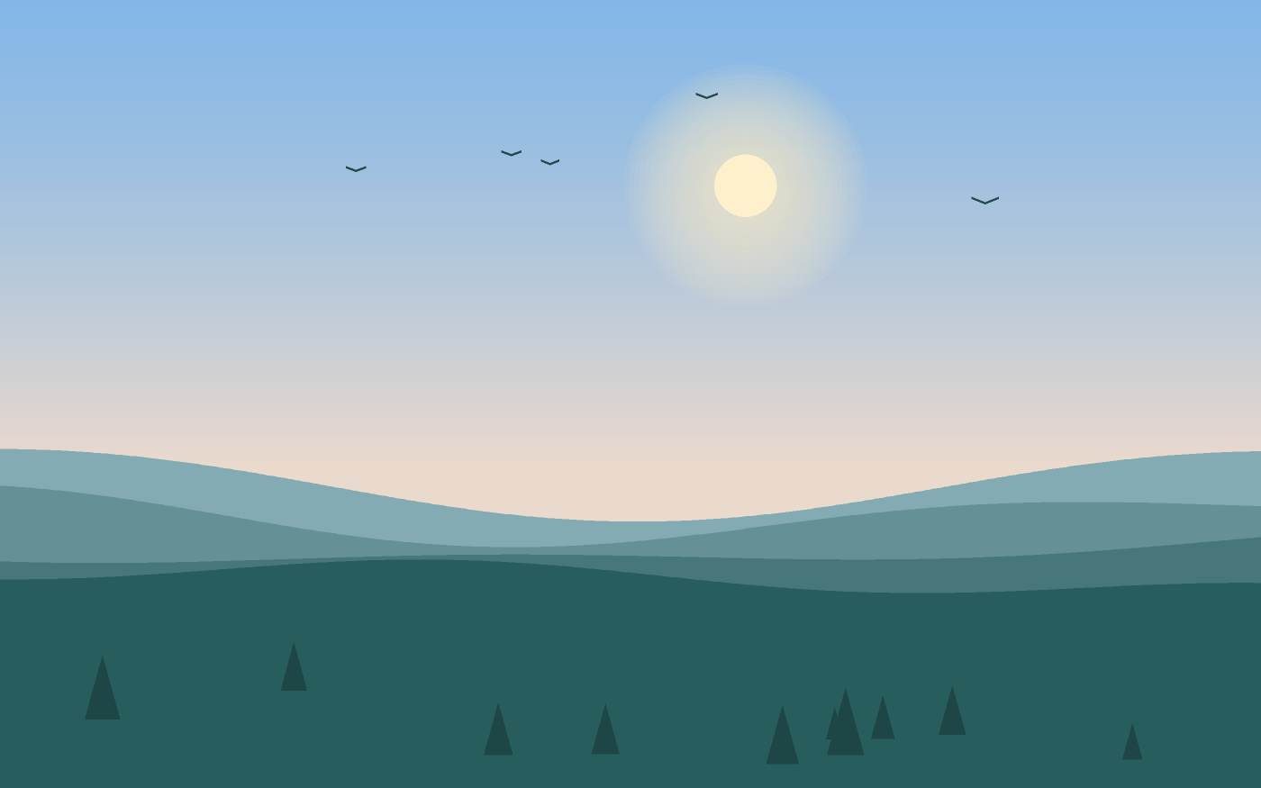 Ilustración de un paisaje
