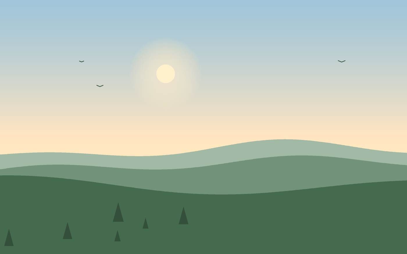 Ilustración de un paisaje