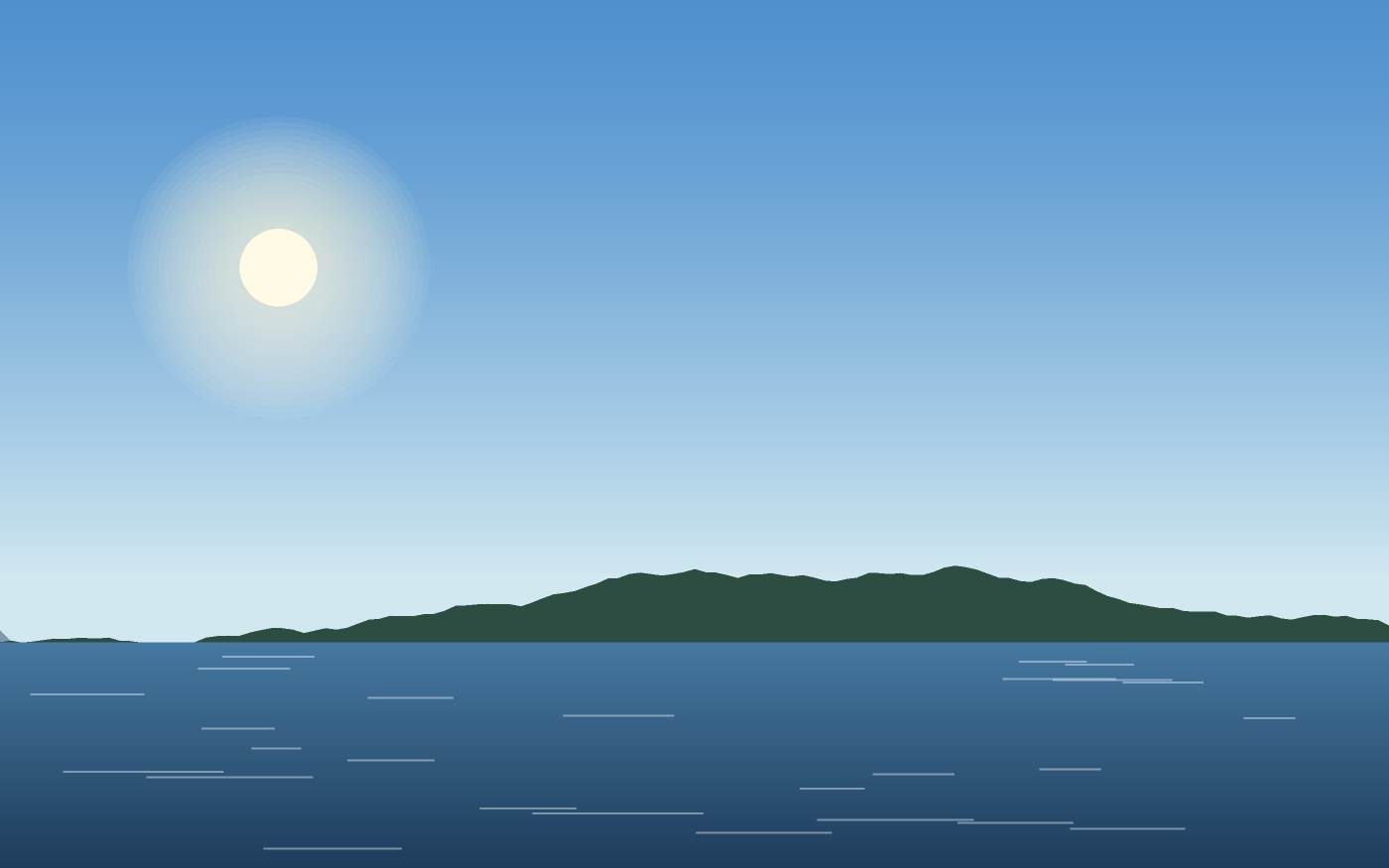 Illustrazione di un paesaggio