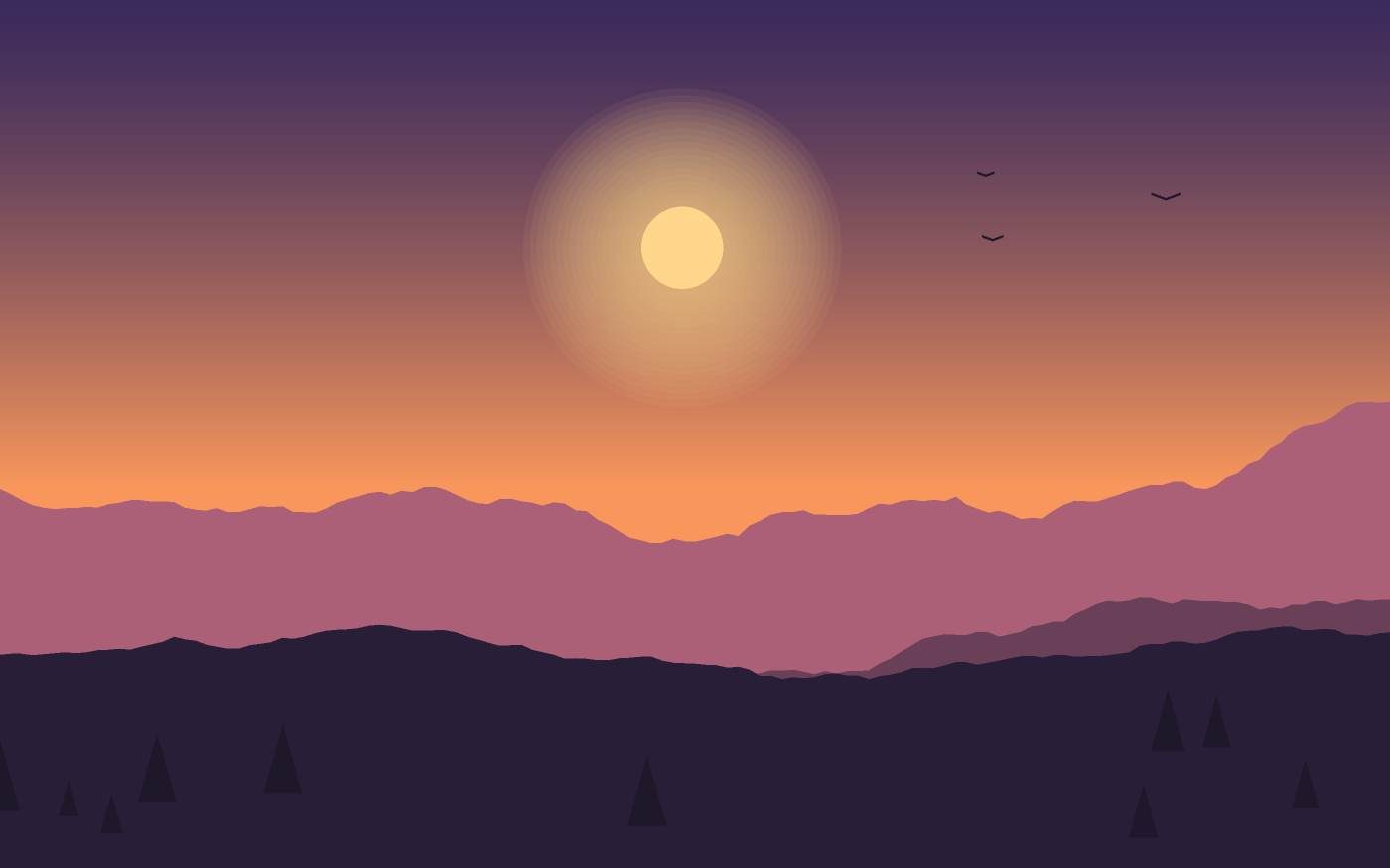Landschapsillustratie